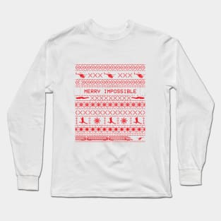 Merry Impossible Holiday Sweater Long Sleeve T-Shirt